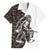 Funny Bigfoot Gray Military Texture Fish Family Matching Short Sleeve Bodycon Dress and Hawaiian Shirt - Wonder Print Shop