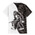 Funny Bigfoot Gray Military Texture Fish Family Matching Tank Maxi Dress and Hawaiian Shirt - Wonder Print Shop