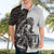Funny Bigfoot Gray Military Texture Fish Hawaiian Shirt - Wonder Print Shop