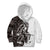 Funny Bigfoot Gray Military Texture Fish Kid Hoodie - Wonder Print Shop