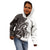 Funny Bigfoot Gray Military Texture Fish Kid Hoodie - Wonder Print Shop