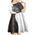 Funny Bigfoot Gray Military Texture Fish Kid Short Sleeve Dress - Wonder Print Shop