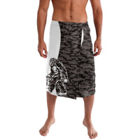 Funny Bigfoot Gray Military Texture Fish Lavalava - Wonder Print Shop