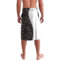 Funny Bigfoot Gray Military Texture Fish Lavalava - Wonder Print Shop