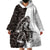 Funny Bigfoot Gray Military Texture Fish Wearable Blanket Hoodie - Wonder Print Shop