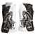 Funny Bigfoot Gray Military Texture Fish Women Sleeveless Polo Shirt - Wonder Print Shop
