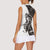 Funny Bigfoot Gray Military Texture Fish Women Sleeveless Polo Shirt - Wonder Print Shop