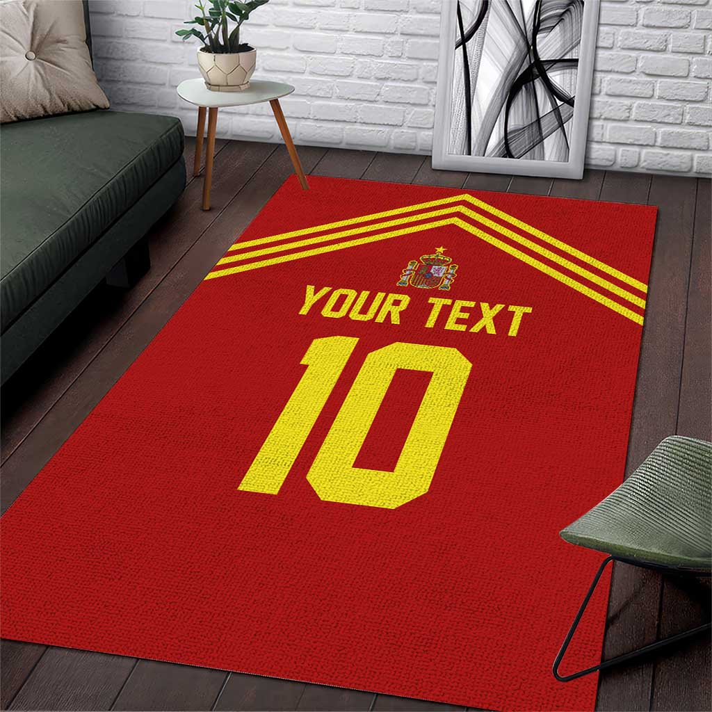 Custom Spain Football 2024 Road To The Champion Area Rug Vamos a Espana - Wonder Print Shop