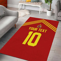 Custom Spain Football 2024 Road To The Champion Area Rug Vamos a Espana - Wonder Print Shop