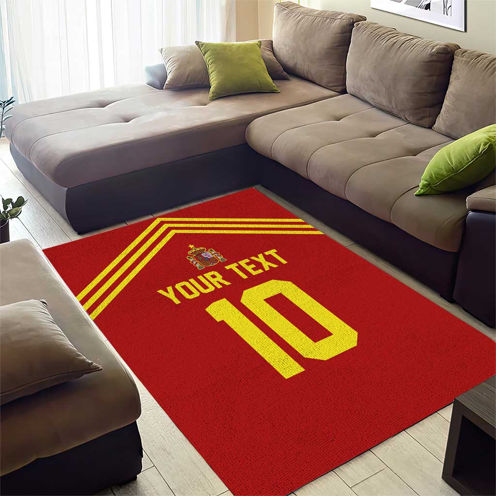 Custom Spain Football 2024 Road To The Champion Area Rug Vamos a Espana - Wonder Print Shop