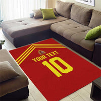 Custom Spain Football 2024 Road To The Champion Area Rug Vamos a Espana - Wonder Print Shop