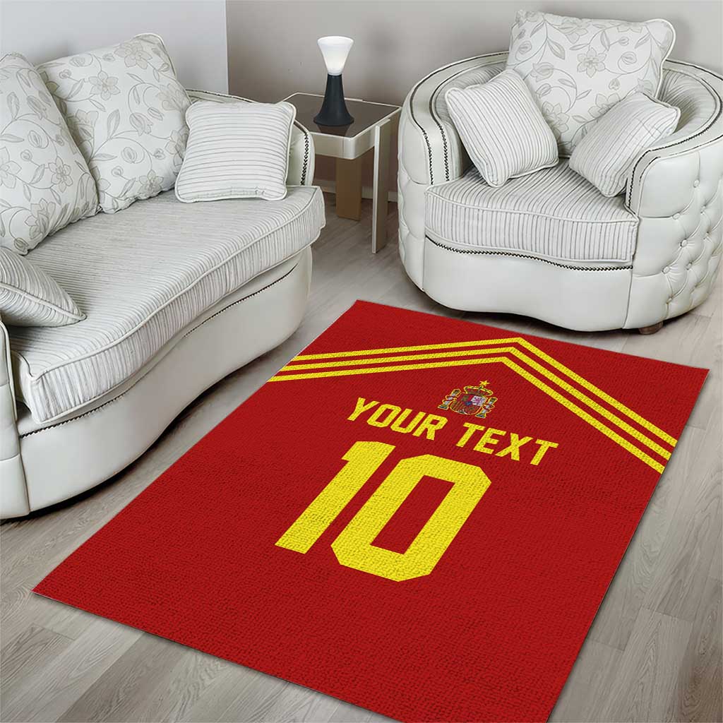 Custom Spain Football 2024 Road To The Champion Area Rug Vamos a Espana - Wonder Print Shop