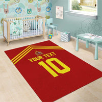 Custom Spain Football 2024 Road To The Champion Area Rug Vamos a Espana - Wonder Print Shop