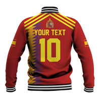 Custom Spain Football 2024 Road To The Champion Baseball Jacket Vamos a Espana - Wonder Print Shop