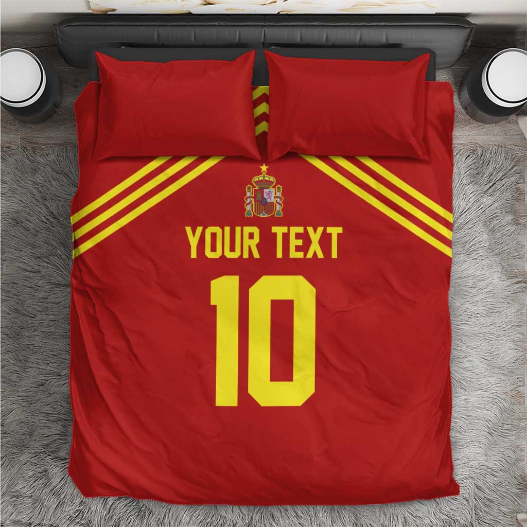 Custom Spain Football 2024 Road To The Champion Bedding Set Vamos a Espana - Wonder Print Shop