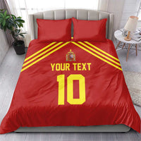 Custom Spain Football 2024 Road To The Champion Bedding Set Vamos a Espana - Wonder Print Shop