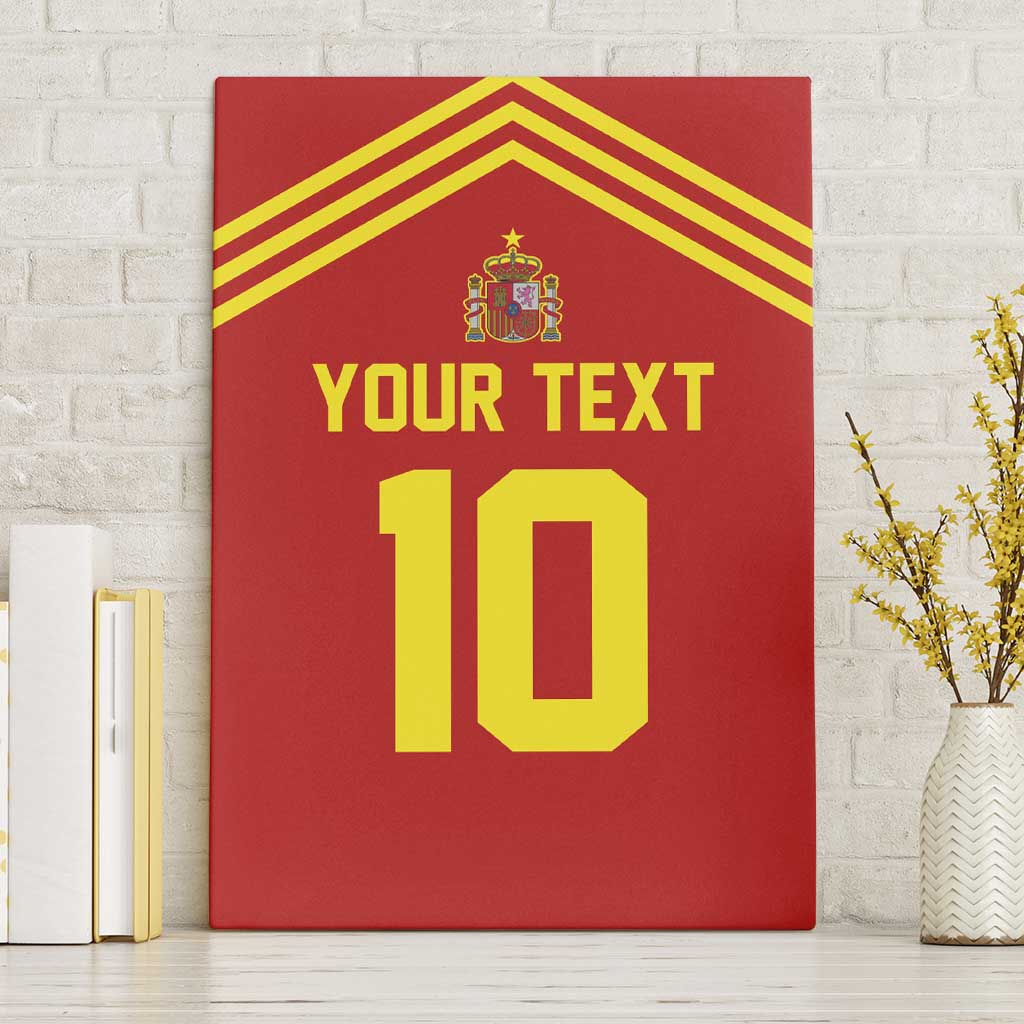Custom Spain Football 2024 Road To The Champion Canvas Wall Art Vamos a Espana - Wonder Print Shop