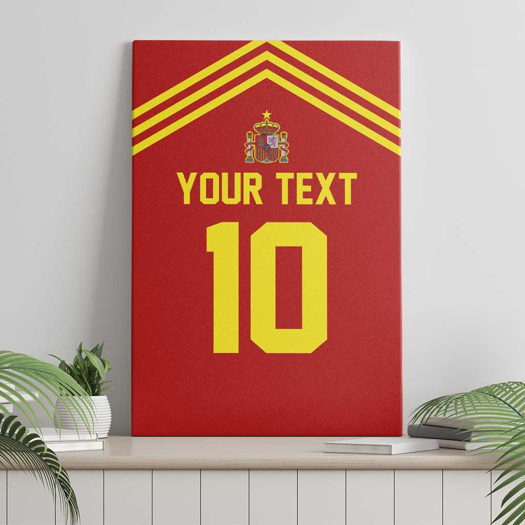 Custom Spain Football 2024 Road To The Champion Canvas Wall Art Vamos a Espana - Wonder Print Shop