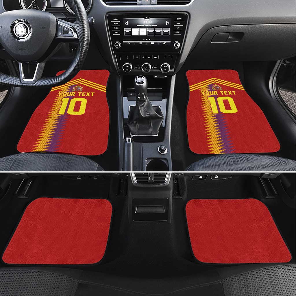 Custom Spain Football 2024 Road To The Champion Car Mats Vamos a Espana - Wonder Print Shop