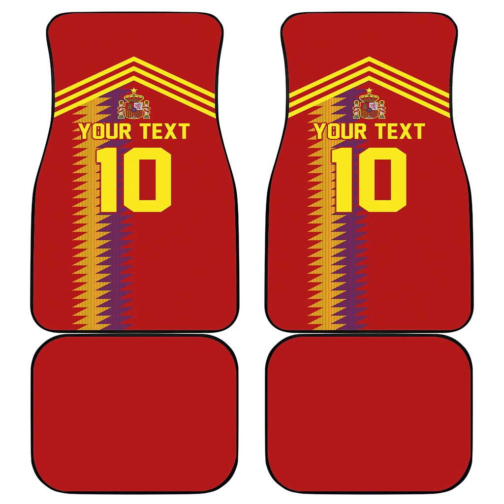 Custom Spain Football 2024 Road To The Champion Car Mats Vamos a Espana - Wonder Print Shop