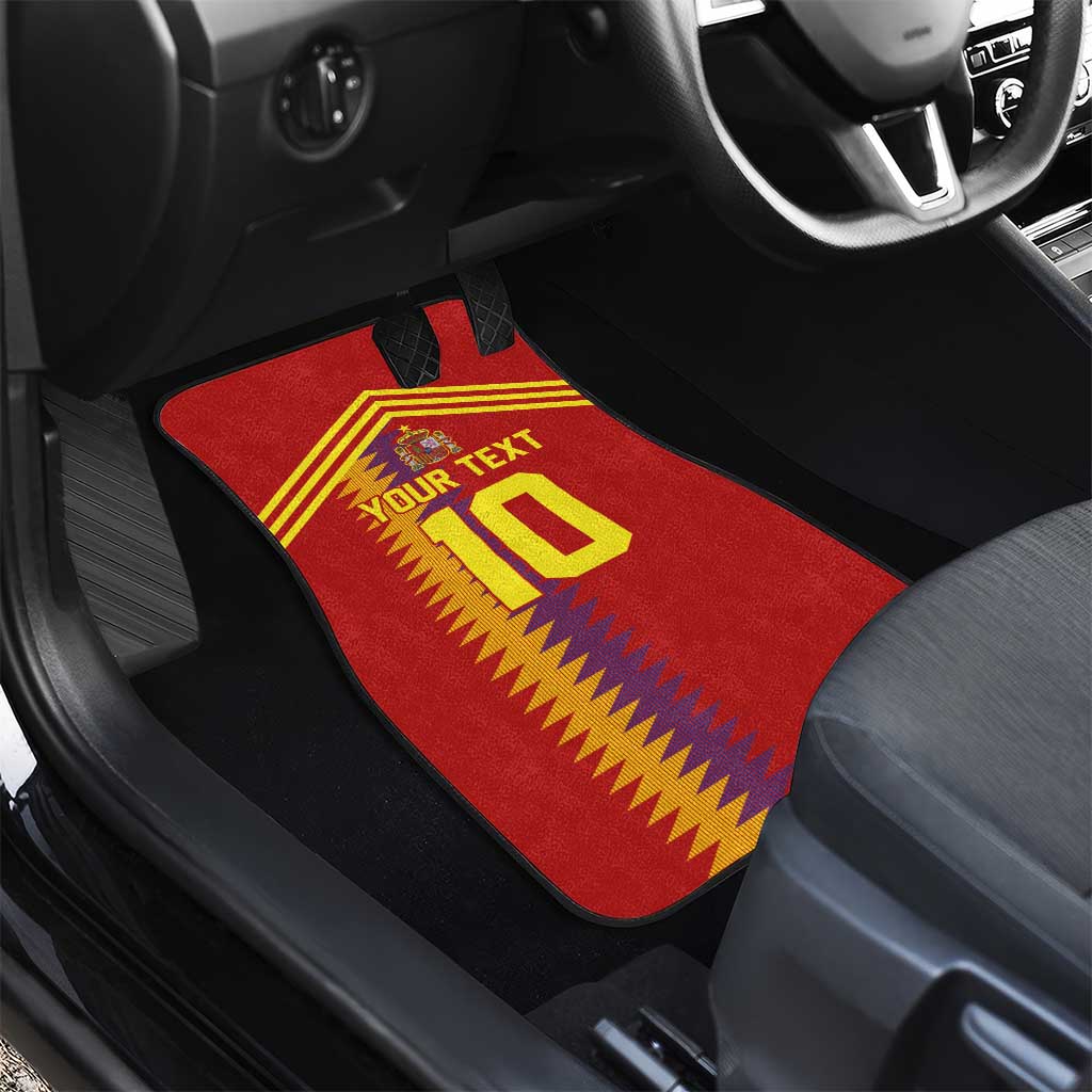 Custom Spain Football 2024 Road To The Champion Car Mats Vamos a Espana - Wonder Print Shop