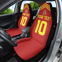 Custom Spain Football 2024 Road To The Champion Car Seat Cover Vamos a Espana - Wonder Print Shop