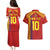 Custom Spain Football 2024 Road To The Champion Couples Matching Puletasi and Hawaiian Shirt Vamos a Espana - Wonder Print Shop