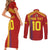 Custom Spain Football 2024 Road To The Champion Couples Matching Short Sleeve Bodycon Dress and Long Sleeve Button Shirt Vamos a Espana - Wonder Print Shop