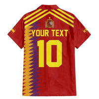 Custom Spain Football 2024 Road To The Champion Family Matching Mermaid Dress and Hawaiian Shirt Vamos a Espana - Wonder Print Shop