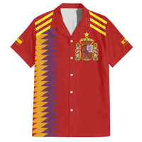Custom Spain Football 2024 Road To The Champion Family Matching Off Shoulder Maxi Dress and Hawaiian Shirt Vamos a Espana - Wonder Print Shop