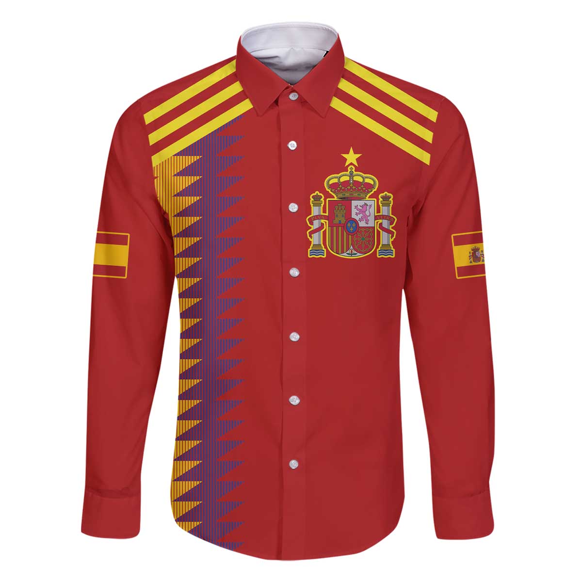 Custom Spain Football 2024 Road To The Champion Family Matching Off Shoulder Short Dress and Hawaiian Shirt Vamos a Espana - Wonder Print Shop