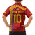 Custom Spain Football 2024 Road To The Champion Family Matching Puletasi and Hawaiian Shirt Vamos a Espana - Wonder Print Shop