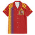 Custom Spain Football 2024 Road To The Champion Family Matching Puletasi and Hawaiian Shirt Vamos a Espana - Wonder Print Shop