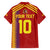 Custom Spain Football 2024 Road To The Champion Family Matching Short Sleeve Bodycon Dress and Hawaiian Shirt Vamos a Espana - Wonder Print Shop