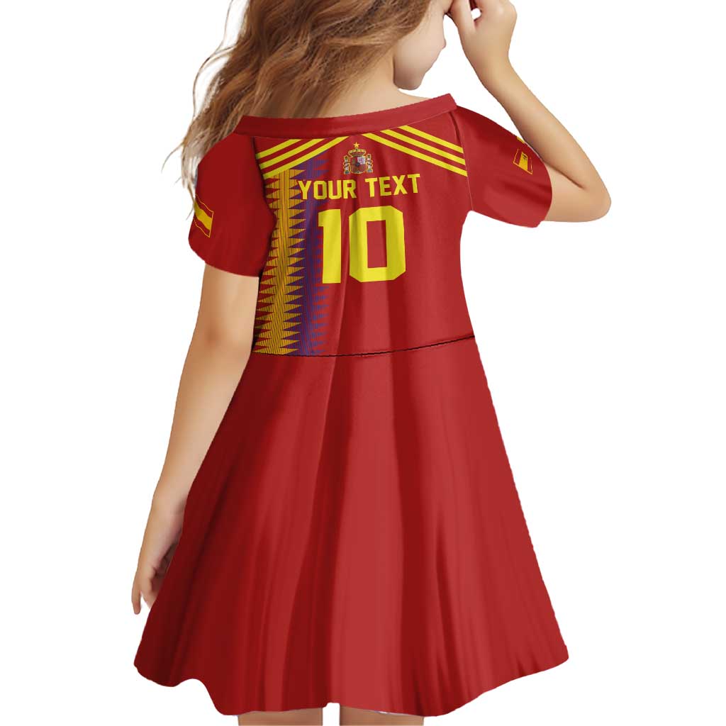 Custom Spain Football 2024 Road To The Champion Family Matching Tank Maxi Dress and Hawaiian Shirt Vamos a Espana - Wonder Print Shop