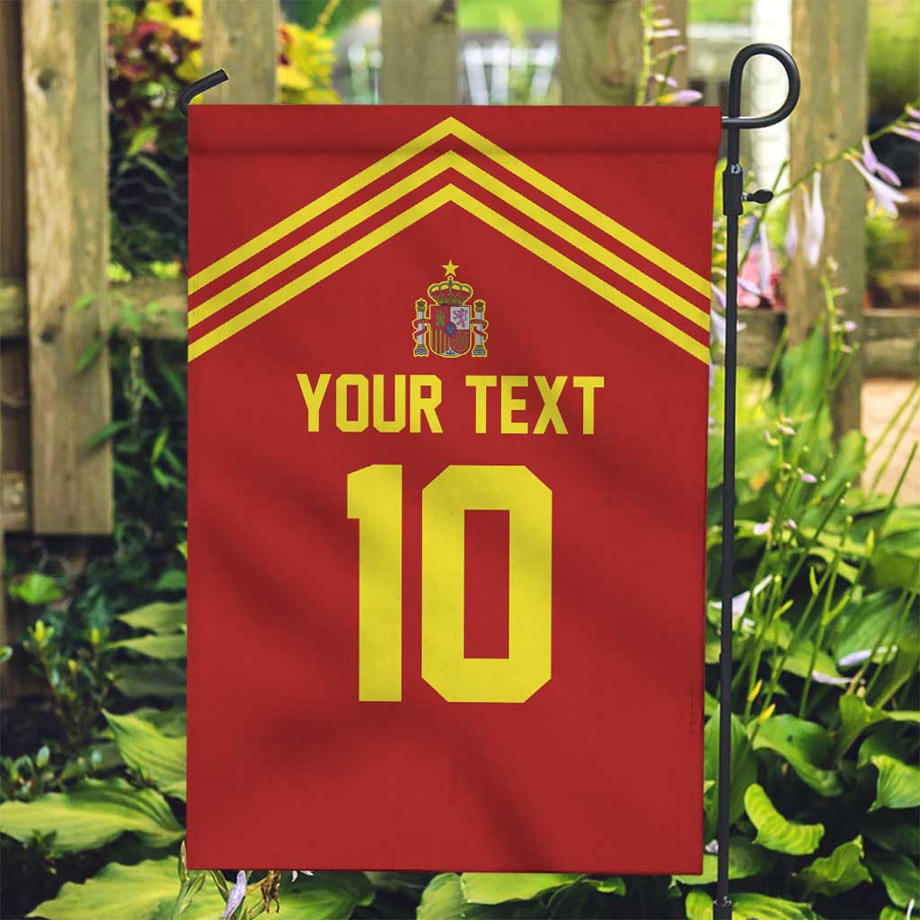 Custom Spain Football 2024 Road To The Champion Garden Flag Vamos a Espana - Wonder Print Shop