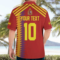 Custom Spain Football 2024 Road To The Champion Hawaiian Shirt Vamos a Espana - Wonder Print Shop
