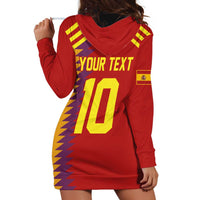Custom Spain Football 2024 Road To The Champion Hoodie Dress Vamos a Espana - Wonder Print Shop