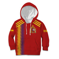 Custom Spain Football 2024 Road To The Champion Kid Hoodie Vamos a Espana - Wonder Print Shop