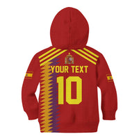 Custom Spain Football 2024 Road To The Champion Kid Hoodie Vamos a Espana - Wonder Print Shop