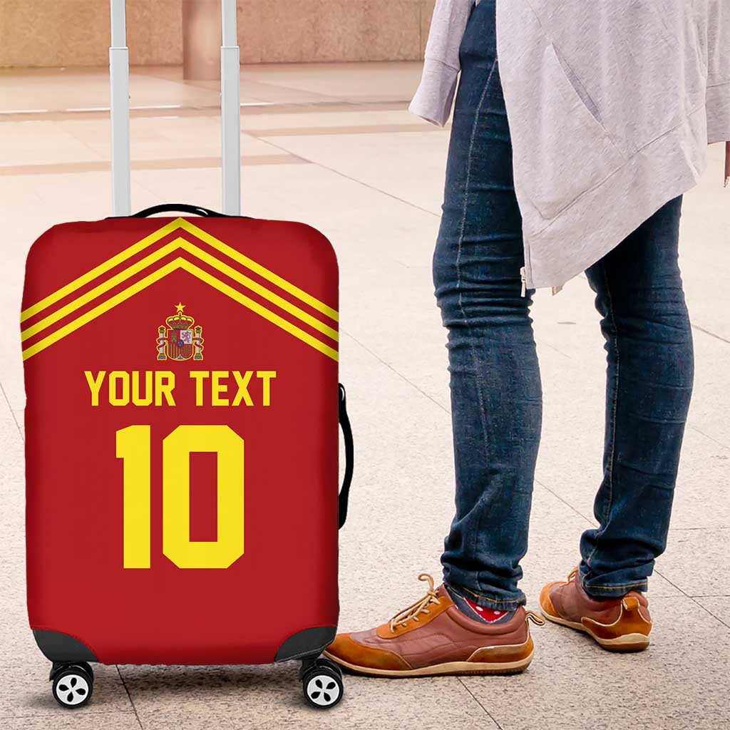 Custom Spain Football 2024 Road To The Champion Luggage Cover Vamos a Espana - Wonder Print Shop