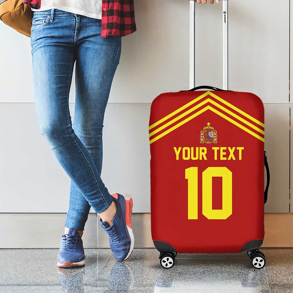 Custom Spain Football 2024 Road To The Champion Luggage Cover Vamos a Espana - Wonder Print Shop