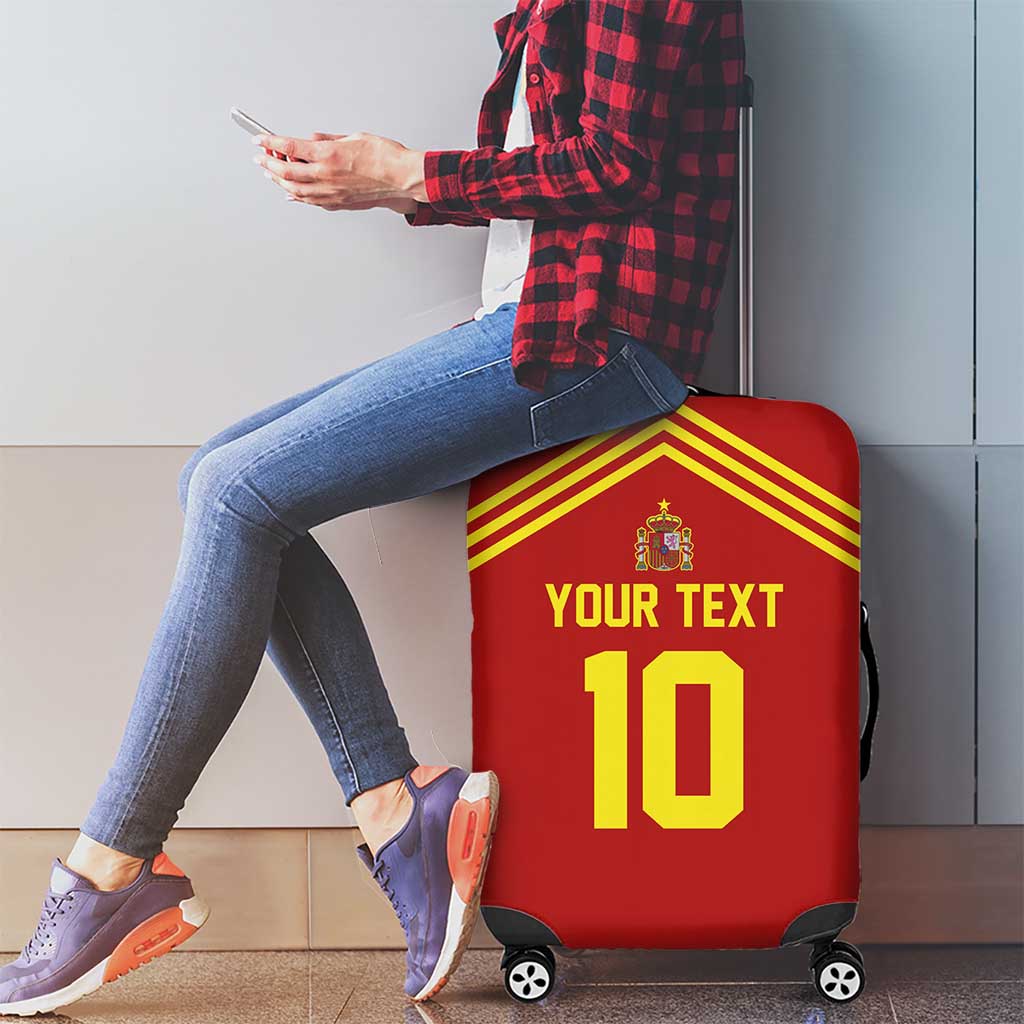 Custom Spain Football 2024 Road To The Champion Luggage Cover Vamos a Espana - Wonder Print Shop