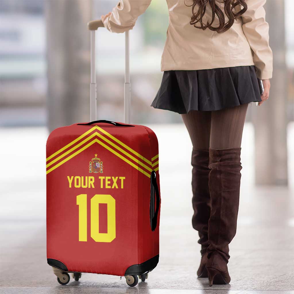 Custom Spain Football 2024 Road To The Champion Luggage Cover Vamos a Espana - Wonder Print Shop