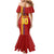 Custom Spain Football 2024 Road To The Champion Mermaid Dress Vamos a Espana - Wonder Print Shop