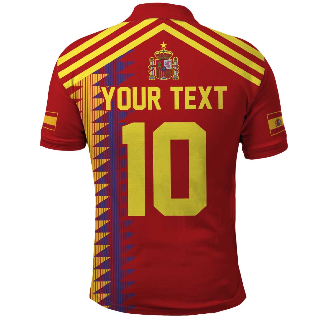 Custom Spain Football 2024 Road To The Champion Polo Shirt Vamos a Espana - Wonder Print Shop