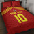 Custom Spain Football 2024 Road To The Champion Quilt Bed Set Vamos a Espana - Wonder Print Shop