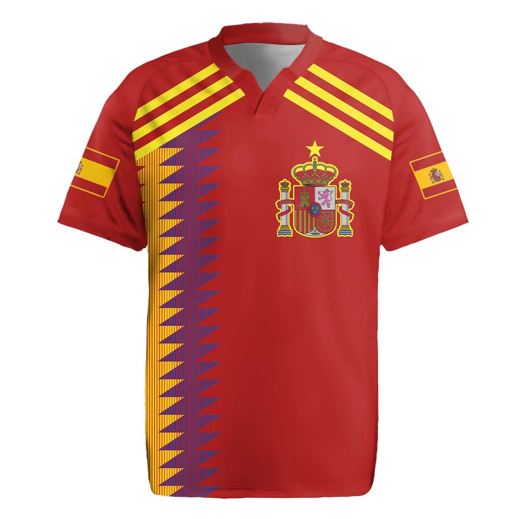 Custom Spain Football 2024 Road To The Champion Rugby Jersey Vamos a Espana - Wonder Print Shop