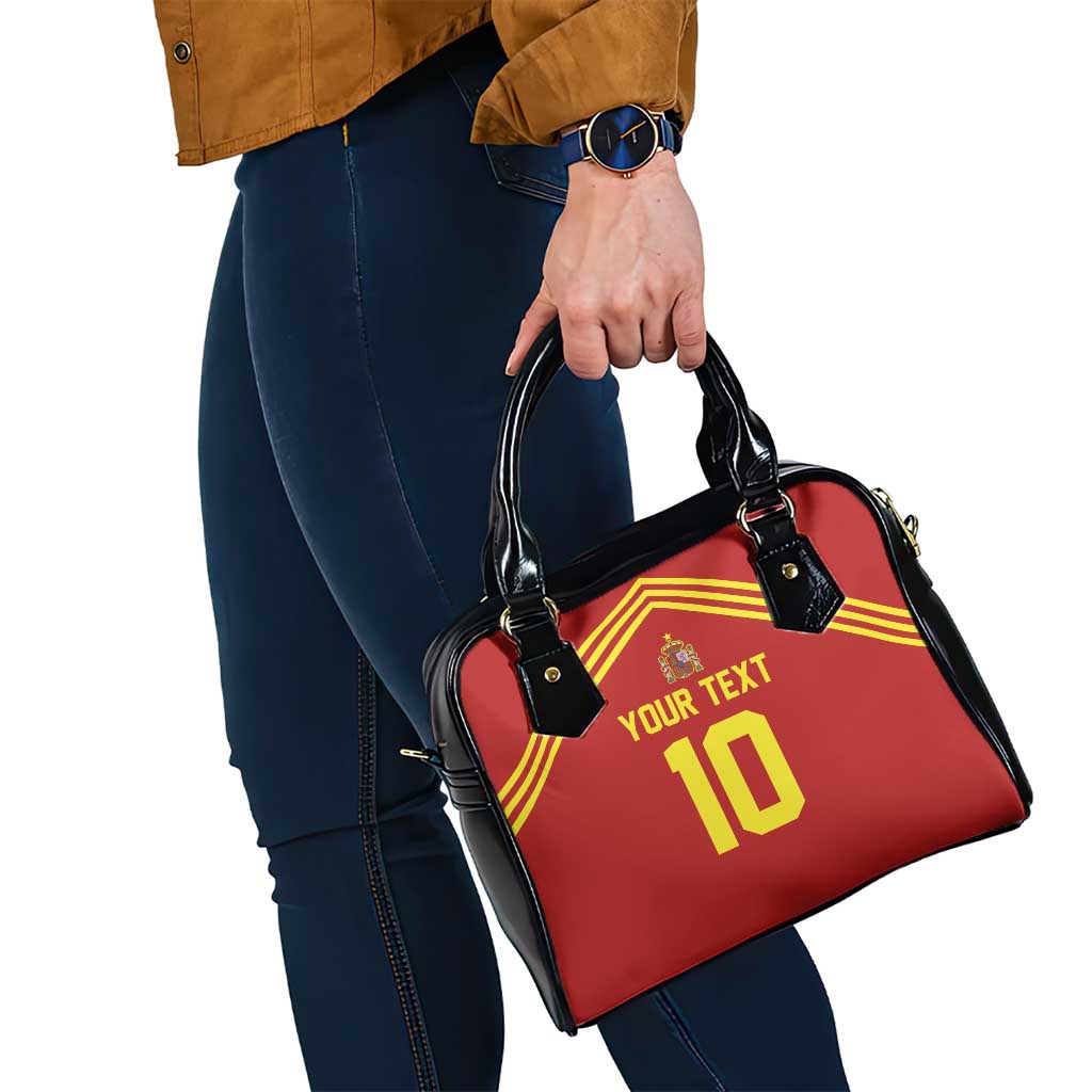 Custom Spain Football 2024 Road To The Champion Shoulder Handbag Vamos a Espana