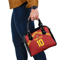 Custom Spain Football 2024 Road To The Champion Shoulder Handbag Vamos a Espana